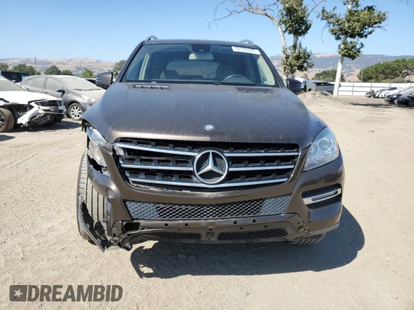 2013 Mercedes-Benz M 350 with VIN 4JGDA5HB6DA207263, listed as a Copart auction lot 62789685 with 82,378 mi miles and Salvage title. Bid and sale history available at DreamBid. Image 5.