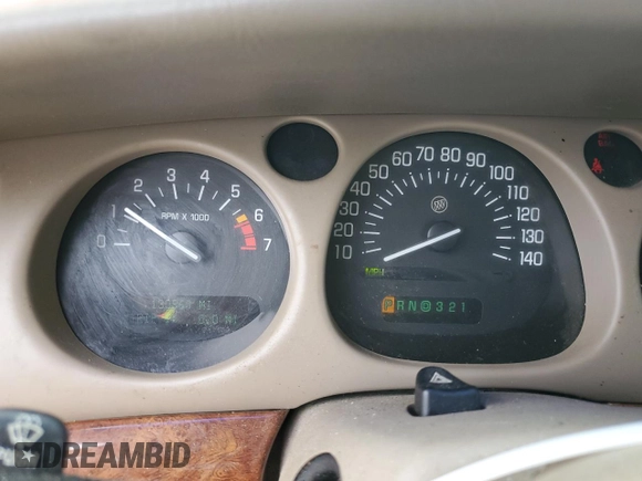 2002 Buick LeSabre Limited with VIN 1G4HR54K82U142993, listed as a Copart auction lot 52621485 with 130,860 mi miles and Salvage Title. Bid and sale history available at carsss.com. Image 9.