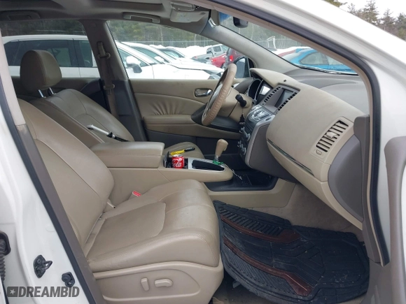 2010 Nissan Murano SL with VIN JN8AZ1MW1AW124571, listed as a IAAI auction lot 41542610 with 167,494 mi miles. Bid and sale history available at carsss.com. Image 5.