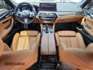2022 BMW 5 Series 540i xDrive with VIN WBA73BJ06NWX52108, listed as a Copart auction lot 58770025 with 29,719 mi miles and Salvage title. Bid and sale history available at DreamBid. Image 8.