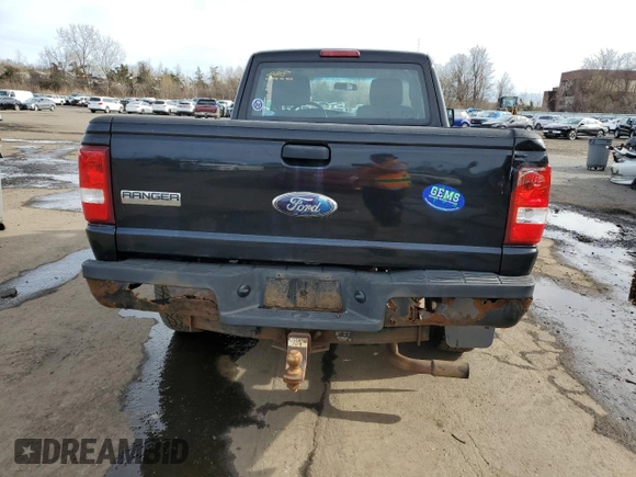 2010 Ford Ranger XLT with VIN 1FTLR4FE2APA54549, listed as a Copart auction lot 51912215 with 153,760 mi miles and Salvage Title. Bid and sale history available at DreamBid. Image 6.
