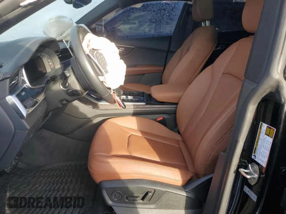 2023 Audi Q8 Premium with VIN WA1AVBF1XPD020187, listed as a Copart auction lot 86690014 with 8,308 mi miles and Salvage title. Bid and sale history available at DreamBid. Image 7.
