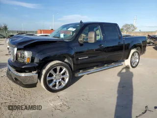 2010 GMC Sierra 1500 SLT with VIN 3GTRCWE03AG287390, listed as a Copart auction lot 87533655 with 163,253 mi miles and Salvage title. Bid and sale history available at DreamBid. Image 1.