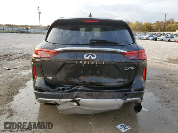 2019 Infiniti QX50 Luxe z VIN 3PCAJ5M36KF137225, wystawiony jako Copart lot #77819874 z przebiegiem 85 804 mil mil oraz Nie do naprawy • Non repairable. Historia ofert i sprzedaży dostępna na DreamBid. Obrazek 6.
