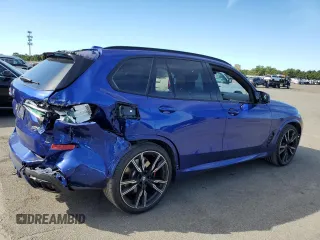 2024 BMW X5 M60i with VIN 5UX33EU07R9U78919, listed as a Copart auction lot 70676234 with 14,301 mi miles and Salvage Title. Bid and sale history available at carsss.com. Image 3.