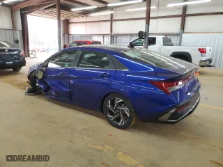 2025 Hyundai Elantra SEL Convenience with VIN KMHLS4DG3SU920962, listed as a Copart auction lot 49164395 with 0 mi miles and Salvage Title. Bid and sale history available at carsss.com. Image 2.