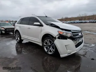 2013 Ford Edge Sport with VIN 2FMDK4AK7DBE25606, listed as a Copart auction lot 51695445 with 171,867 mi miles and Salvage Title. Bid and sale history available at carsss.com. Image 14.