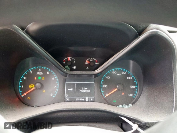 2016 Chevrolet Colorado 2WD WT with VIN 1GCHSBEA2G1117867, listed as a Copart auction lot 57636155 with 107,438 mi miles and Clean title. Bid and sale history available at DreamBid. Image 9.