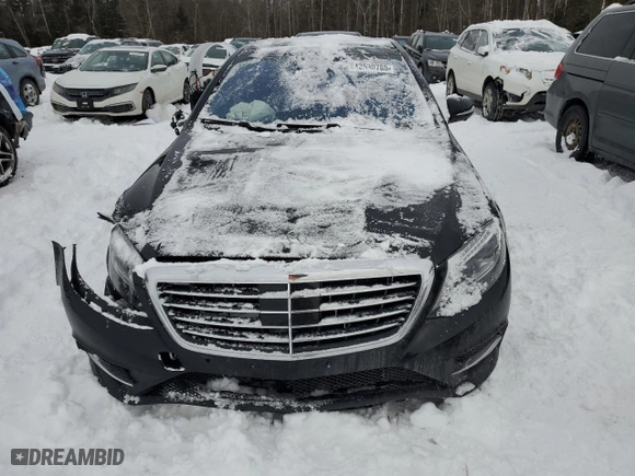 2014 Mercedes-Benz S-Class S 550 with VIN WDDUG8FB3EA038334, listed as a Copart auction lot 42530785 with 1 mi miles and Salvage Title. Bid and sale history available at carsss.com. Image 5.