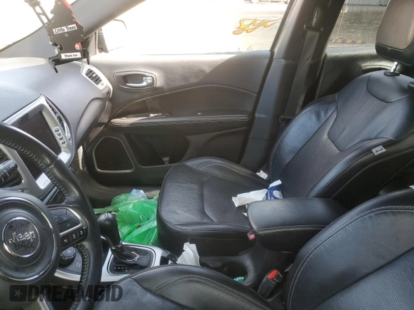 2021 Jeep Compass 80th Anniversary with VIN 3C4NJDEB5MT601983, listed as a Copart auction lot 47043205 with Not provided miles and Salvage title. Bid and sale history available at DreamBid. Image 7.