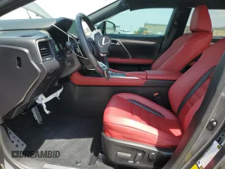 2022 Lexus RX 350 F Sport with VIN 2T2YZMDA0NC312444, listed as a Copart auction lot 53786205 with 60,684 mi miles and Salvage title. Bid and sale history available at DreamBid. Image 7.