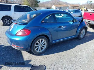 2017 Volkswagen Beetle 1.8T Fleet with VIN 3VWF17ATXHM630753, listed as a IAAI auction lot 41516106 with 62,841 mi miles. Bid and sale history available at carsss.com. Image 4.