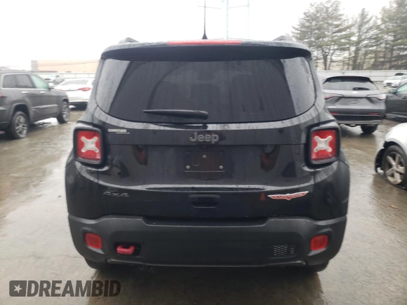 2020 Jeep Renegade Trailhawk z VIN ZACNJBC10LPM03653, wystawiony jako Copart lot #45102895 z przebiegiem 33 709 mil mil oraz Nie do naprawy • Non repairable. Historia ofert i sprzedaży dostępna na DreamBid. Obrazek 6.