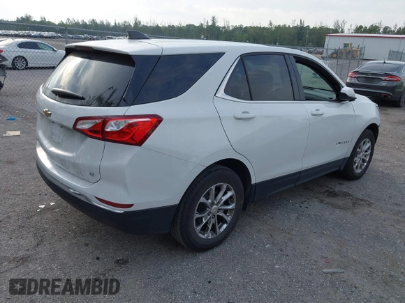 2020 Chevrolet Equinox LT with VIN 3GNAXKEV8LS709926, listed as a IAAI auction lot 41864820 with 59,093 mi miles and . Bid and sale history available at carsss.com. Image 4.