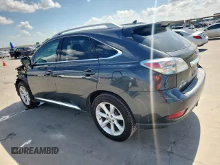 2010 Lexus RX 350 with VIN 2T2ZK1BA6AC037084, listed as a Copart auction lot 62074835 with 143,795 mi miles and Salvage title. Bid and sale history available at DreamBid. Image 2.