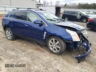 2012 Cadillac SRX Performance Collection with VIN 3GYFNEE36CS655976, listed as a Copart auction lot 47621475 with 144,835 mi miles and Salvage title. Bid and sale history available at DreamBid. Image 4.