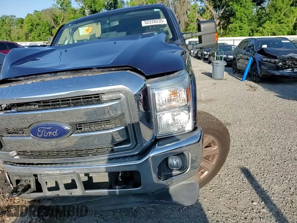 2016 Ford F-350 Platinum with VIN 1FT8W3BT1GEB83755, listed as a Copart auction lot 52228235 with Not Provided miles and Salvage Title. Bid and sale history available at DreamBid. Image 11.