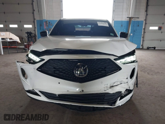 2022 Acura MDX w/A-Spec Package with VIN 5J8YE1H06NL038869, listed as a IAAI auction lot 42204706 with 20,206 mi miles and . Bid and sale history available at DreamBid. Image 6.