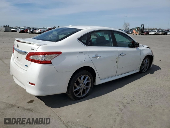 2013 Nissan Sentra SV with VIN 3N1AB7AP1DL666590, listed as a Copart auction lot 48537335 with 171,615 mi miles and Salvage Title. Bid and sale history available at DreamBid. Image 3.