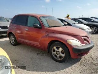2001 Chrysler PT Cruiser with VIN 3C8FY4BB41T642166, listed as a Copart auction lot 75164104 with 0 mi miles and Salvage Title. Bid and sale history available at carsss.com. Image 4.