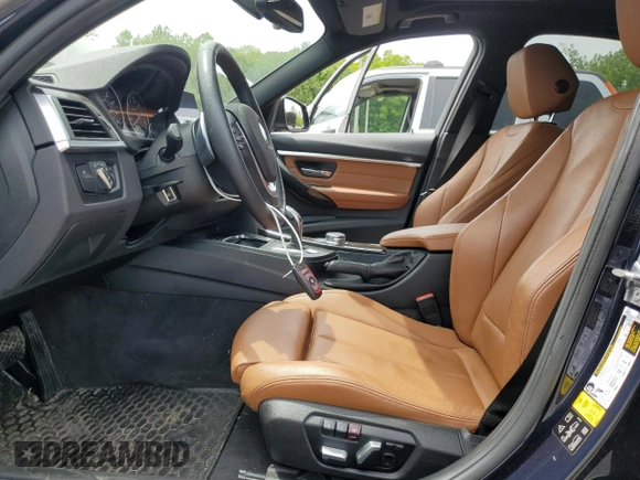 2017 BMW 3 Series 330i xDrive with VIN WBA8D9G31HNU65104, listed as a Copart auction lot 58523515 with 54,856 mi miles and Salvage title. Bid and sale history available at DreamBid. Image 7.
