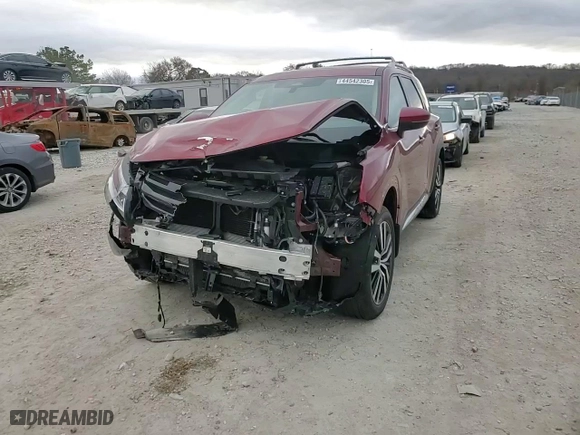 2024 Nissan Pathfinder Platinum with VIN 5N1DR3DG7RC316812, listed as a Copart auction lot 44542305 with 1,608 mi miles and Salvage Title. Bid and sale history available at carsss.com. Image 11.