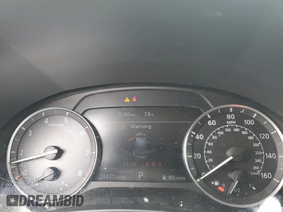 2021 Infiniti QX50 Luxe with VIN 3PCAJ5BB9MF120951, listed as a Copart auction lot 55303395 with 28,437 mi miles and Salvage title. Bid and sale history available at DreamBid. Image 9.