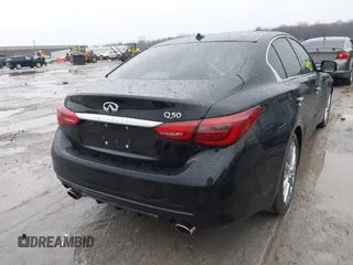 2018 Infiniti Q50 Sport z VIN JN1EV7AP3JM358184, wystawiony jako IAAI lot #42005200 z przebiegiem 99 264 mil mil oraz . Historia ofert i sprzedaży dostępna na DreamBid. Obrazek 4.