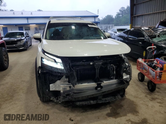 2023 Nissan Pathfinder Platinum z VIN 5N1DR3DH2PC254760, wystawiony jako Copart lot #55861115 z przebiegiem 20 265 mil mil oraz Szkoda całkowita • Salvage title. Historia ofert i sprzedaży dostępna na DreamBid. Obrazek 5.