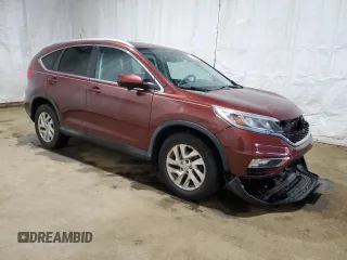 2015 Honda CR-V EX-L with VIN 2HKRM4H78FH675000, listed as a Copart auction lot 52423735 with 128,676 mi miles and Salvage Title. Bid and sale history available at carsss.com. Image 4.