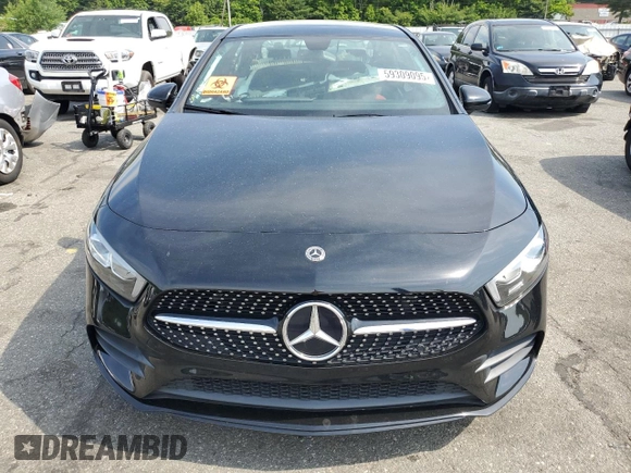 2021 Mercedes-Benz A 220 with VIN W1K3G4FB9MJ264526, listed as a Copart auction lot 59309095 with 34,682 mi miles and Salvage title. Bid and sale history available at DreamBid. Image 5.