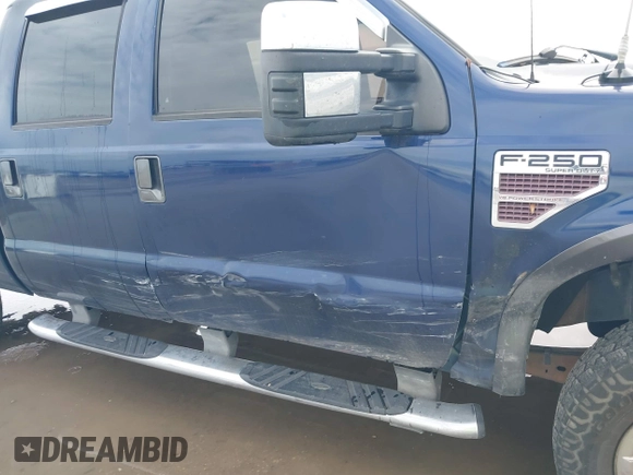 2008 Ford Super Duty F-250 SRW XL with VIN 1FTSW21R88ED91980, listed as a IAAI auction lot 41911411 with 197,558 mi miles. Bid and sale history available at carsss.com. Image 6.