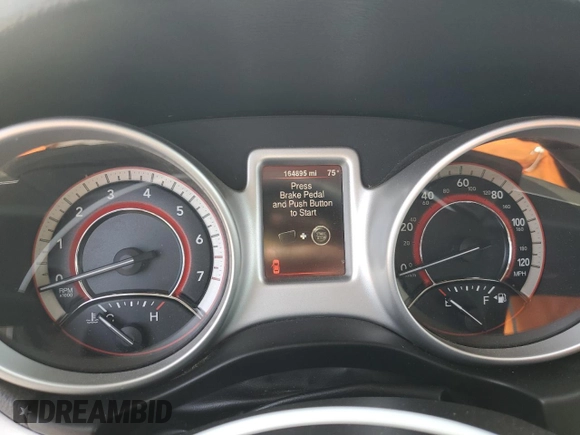 2016 Dodge Journey SE with VIN 3C4PDCAB5GT120250, listed as a Copart auction lot 53797465 with 164,895 mi miles and Clean Title. Bid and sale history available at DreamBid. Image 9.