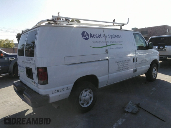2012 Ford Econoline Cargo Commercial с VIN 1FTNE2EL2CDA20303, выставлен на аукционе IAAI как лот 36455077 с пробегом 208 612 миль миль и . История ставок и продаж доступна на DreamBid. Изображение 4.