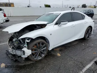 2021 Lexus IS with VIN JTHGZ1B21M5042189, listed as a Copart auction lot 49186305 with 11,891 mi miles and Salvage Title. Bid and sale history available at carsss.com. Image 1.