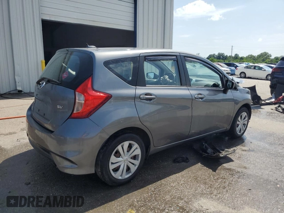2017 Nissan Note SV with VIN 3N1CE2CP5HL360790, listed as a Copart auction lot 57073065 with 122,998 mi miles and Salvage title. Bid and sale history available at DreamBid. Image 3.