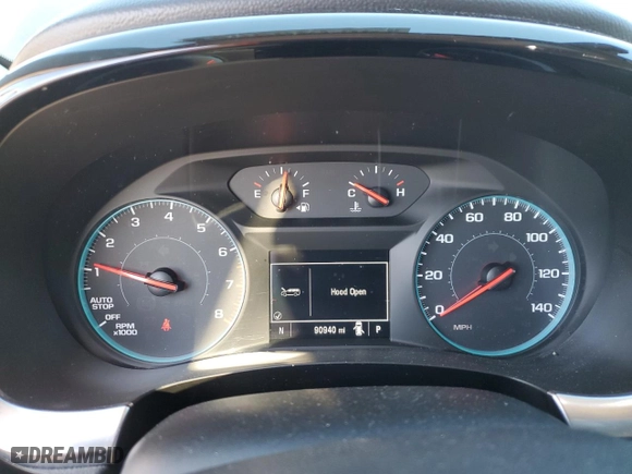 2020 Chevrolet Traverse LT Cloth with VIN 1GNERGKW0LJ155871, listed as a Copart auction lot 48145935 with 90,940 mi miles and Salvage Title. Bid and sale history available at carsss.com. Image 9.