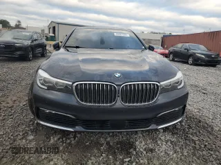 2018 BMW 7 Series 740i with VIN WBA7E2C54JG742085, listed as a Copart auction lot 80887894 with 0 mi miles and Salvage Title. Bid and sale history available at carsss.com. Image 5.