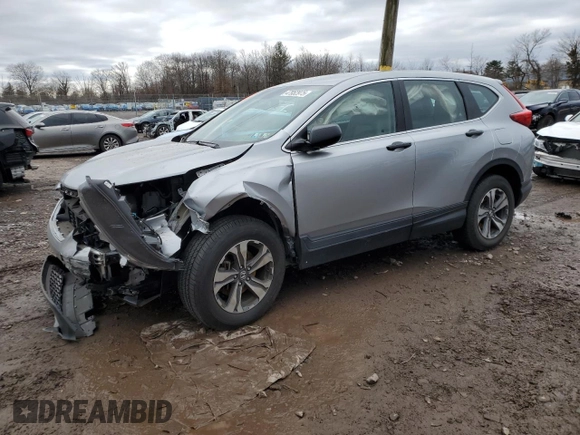 2017 Honda CR-V LX with VIN 2HKRW6H3XHH216265, listed as a Copart auction lot 47952975 with 19,349 mi miles and Salvage Title. Bid and sale history available at carsss.com. Image 1.