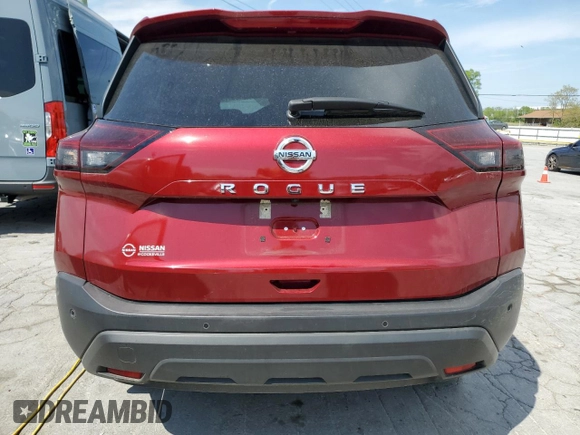 2021 Nissan Rogue S с VIN 5N1AT3AA1MC805641, выставлен на аукционе Copart как лот 52896415 с пробегом 35 672 миль миль и Списание • Salvage title. История ставок и продаж доступна на DreamBid. Изображение 6.