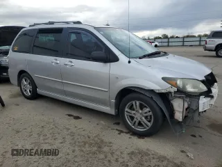 2004 Mazda MPV LX with VIN JM3LW28A440528559, listed as a Copart auction lot 51021245 with 117,382 mi miles and Salvage Title. Bid and sale history available at carsss.com. Image 4.
