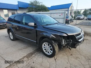 2017 Dodge Journey SXT with VIN 3C4PDCBB1HT675440, listed as a Copart auction lot 59908345 with 117,973 mi miles and Salvage title. Bid and sale history available at DreamBid. Image 4.