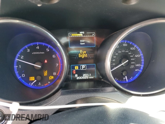 2016 Subaru Outback Premium with VIN 4S4BSAFC9G3351231, listed as a Copart auction lot 61470445 with 200,925 mi miles and Clean title. Bid and sale history available at DreamBid. Image 9.