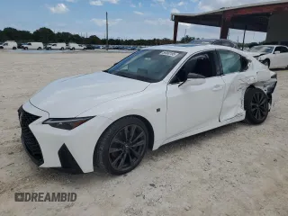 2024 Lexus IS 350 F Sport z VIN JTHBZ1B29R5077757, wystawiony jako Copart lot #56960195 z przebiegiem 13 003 mil mil oraz Szkoda całkowita • Salvage title. Historia ofert i sprzedaży dostępna na DreamBid. Obrazek 1.