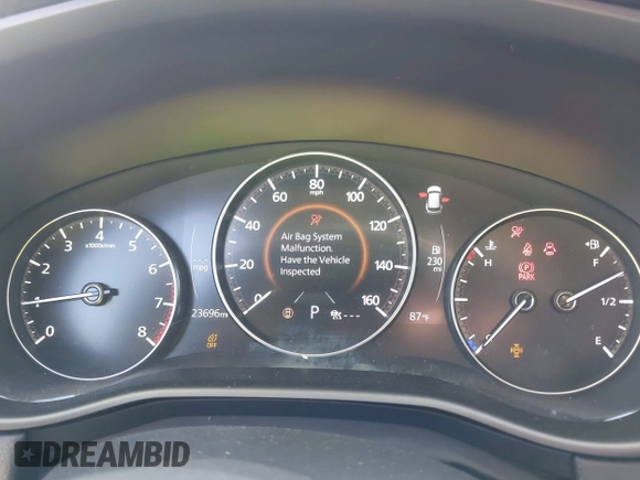 2025 Mazda CX-50 S Preferred with VIN 7MMVABBM9SN301063, listed as a IAAI auction lot 42801040 with 23,696 mi miles and . Bid and sale history available at DreamBid. Image 7.