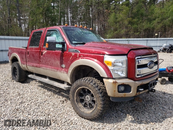 2014 Ford F-350 XLT with VIN 1FT8W3BT5EEA46315, listed as a Copart auction lot 54529675 with Not provided miles and Salvage title. Bid and sale history available at DreamBid. Image 4.