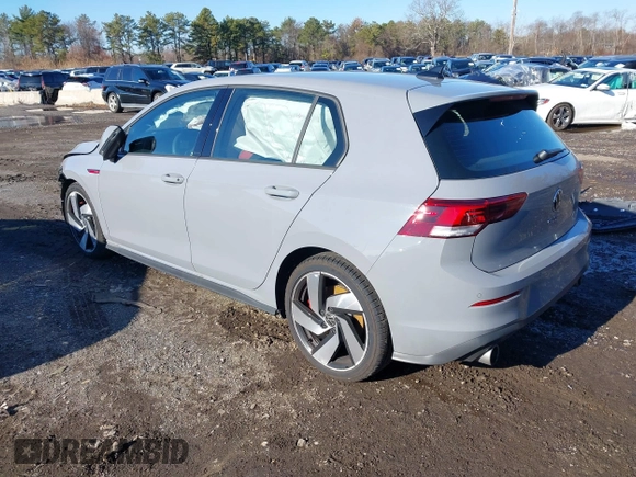 2024 Volkswagen Golf GTI S with VIN WVWGA7CD1RW220132, listed as a IAAI auction lot 41069801 with 6,119 mi miles. Bid and sale history available at carsss.com. Image 3.