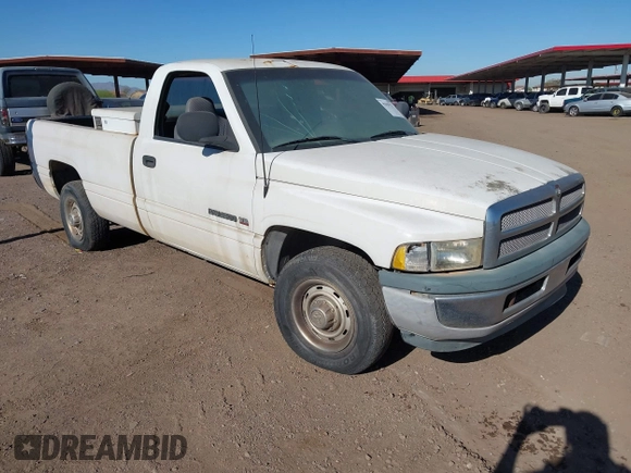 1999 Dodge Ram 2500 with VIN 3B7KC26Z4XM501014, listed as a IAAI auction lot 41859177 with 164,277 mi miles. Bid and sale history available at carsss.com. Image 1.