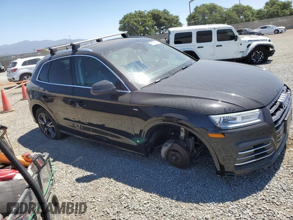 2020 Audi Q5 Premium with VIN WA1G2AFY3L2049515, listed as a Copart auction lot 67580264 with 58,636 mi miles and Salvage Title. Bid and sale history available at carsss.com. Image 4.