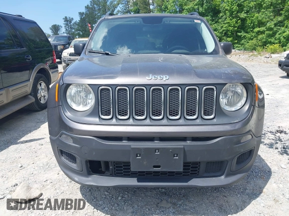 2017 Jeep Renegade Sport with VIN ZACCJBAB4HPG09720, listed as a IAAI auction lot 42234063 with 149,341 mi miles and . Bid and sale history available at DreamBid. Image 12.